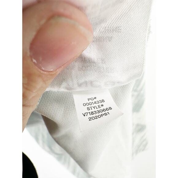 VINCE Ruched Velvet Paneled Skirt In Pale Sea Glass 10 - Picture 5 of 7